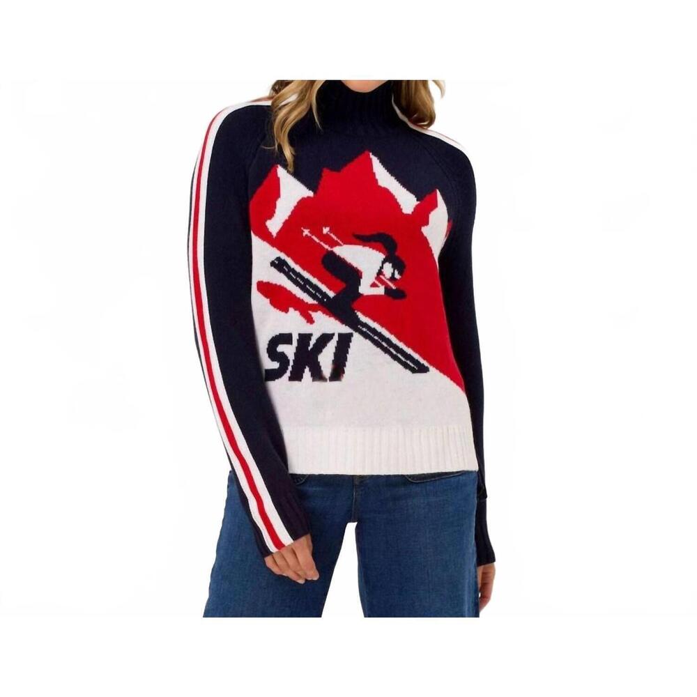 NEW KRIMSON KLOVER ski cortina sweater in racing red